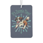 Het is Zoomie Time Saint Bernard Luchtverfrisser (Achterkant)