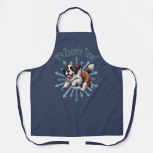 Het is Zoomie Time Saint Bernard Schort
