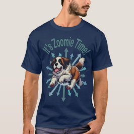 Het is Zoomie Time Saint Bernard T-shirt