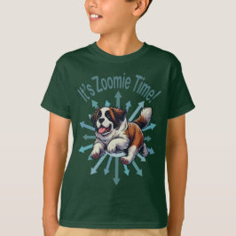 Het is Zoomie Time Saint Bernard T-shirt