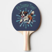Het is Zoomie Time Saint Bernard Tafeltennisbatje (Achterkant)