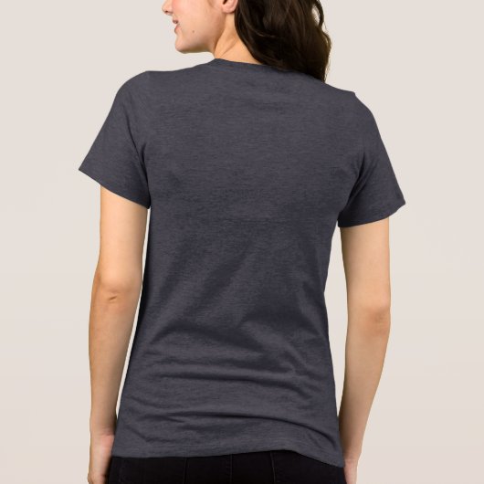 Het is Zoomie Time Saint Bernard Tri-Blend Shirt (Achterkant)