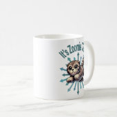 Het is Zoomie Time Scottish Fold Cat Koffiemok (Voorkant rechts)