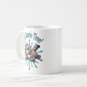 Het is Zoomie Time Scottish Fold Cat Koffiemok (Voorkant links)