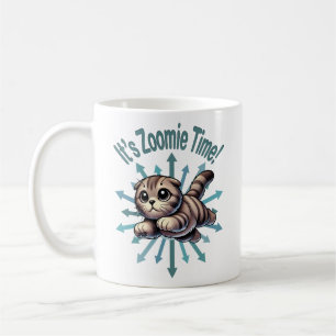 Het is Zoomie Time Scottish Fold Cat Koffiemok