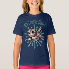 Het is Zoomie Time Scottish Fold Cat T-shirt
