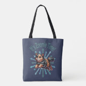 Het is Zoomie Time Tortoise Shell Cat Tote Bag (Achterkant)
