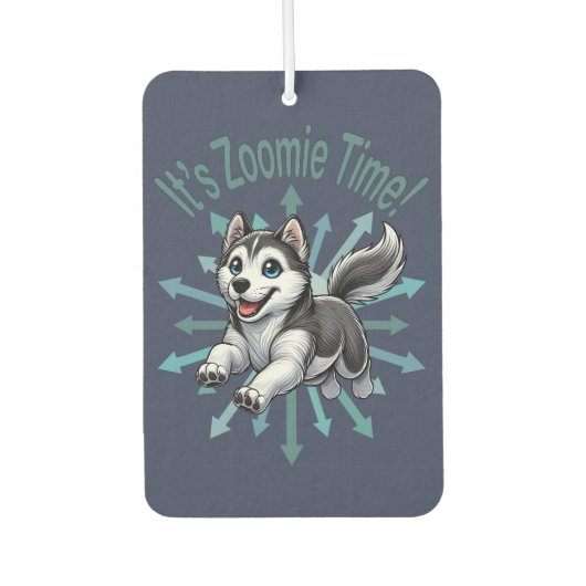 Het is Zoomietijd Husky Luchtverfrisser (Voorkant)