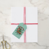 Het is Zoomietijd! Kerst rendieren Cadeaulabel (Met Touw)