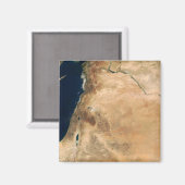 Het Israëlische land langs de oostkust Magneet (Voorkant / Achterkant)