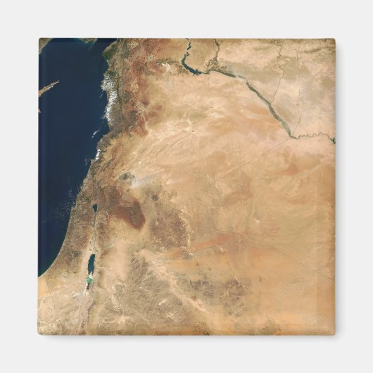 Het Israëlische land langs de oostkust Magneet (Voorkant)