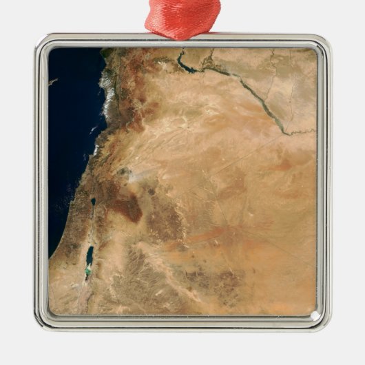 Het Israëlische land langs de oostkust Metalen Ornament (Voorkant)