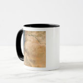 Het Israëlische land langs de oostkust Mok (Voorkant links)