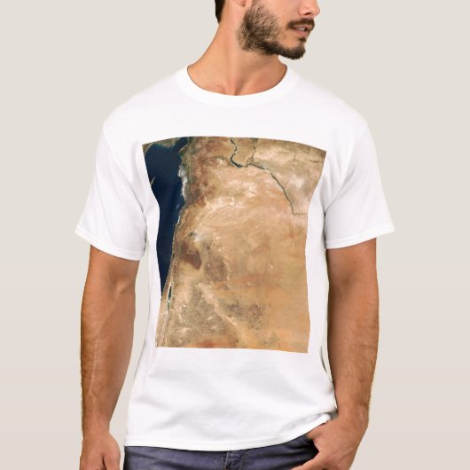 Het Israëlische land langs de oostkust T-shirt (Voorkant)