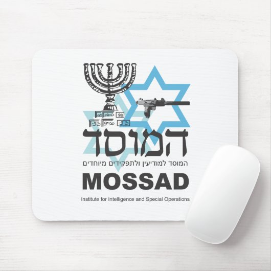 Het Israëlische Mossad-agentschap Muismat (Met muis)