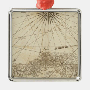 Het Isthmus van Panama Metalen Ornament