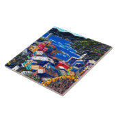 Het "Italiaans dorp" decoratieve kunsttegels Tegeltje (Zijkant)