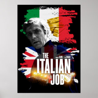 Het Italiaans Job Remake Movie poster. Poster