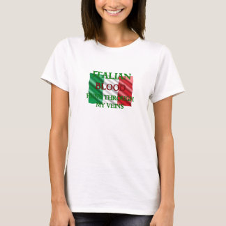Het Italiaanse bloed loopt door mijn veteraan T-shirt