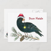 Het Italiaanse Briefkaart "Buon Natale " van (Voorkant / Achterkant)