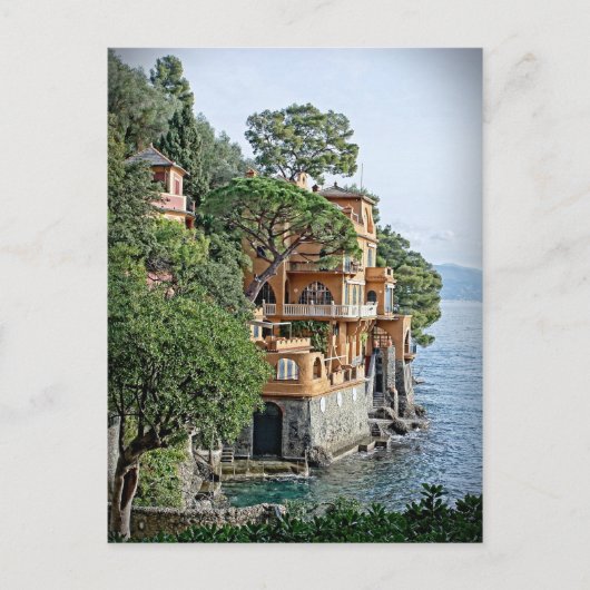 Het Italiaanse Briefkaart Riviera - Portofino (Voorkant)