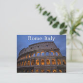 Het Italiaanse Colosseum Rome Briefkaart (Staand voorkant)