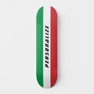 Het Italiaanse dek van het het ontwerpskateboard Persoonlijk Skateboard
