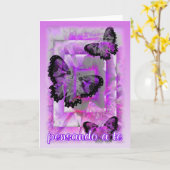 Het Italiaanse Denken aan kaart-Leeg u Kaart (Gele Bloem)