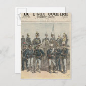 Het Italiaanse leger Briefkaart (Voorkant / Achterkant)