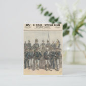 Het Italiaanse leger Briefkaart (Staand voorkant)