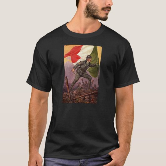 Het Italiaanse leger in WW1 T-shirt (Voorkant)