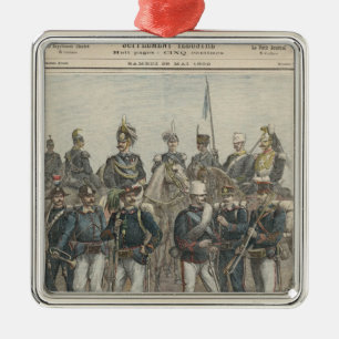 Het Italiaanse leger Metalen Ornament