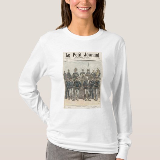 Het Italiaanse leger T-shirt (Voorkant)