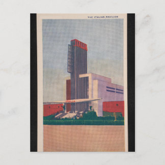 Het Italiaanse paviljoen Chicago Wereldtentoonstel Briefkaart