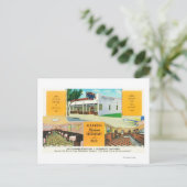 Het Italiaanse restaurant Alhambra & Caf � Briefkaart (Staand voorkant)