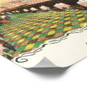 Het Italiaanse restaurant Alhambra & Caf � Poster (Hoek)