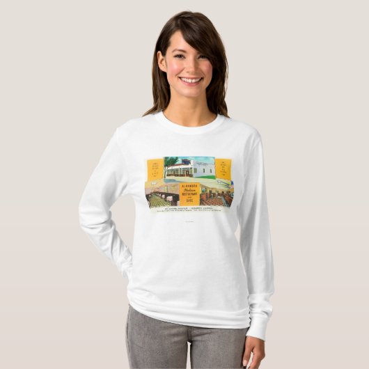 Het Italiaanse restaurant Alhambra & Caf � T-shirt (Voorkant volledig)