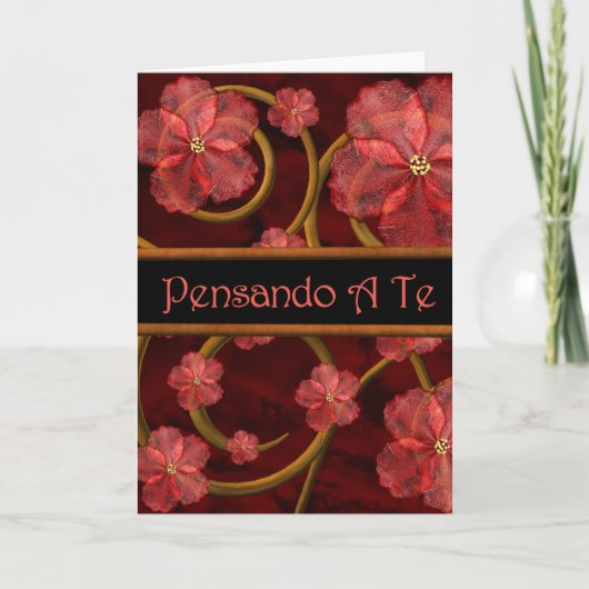 Het Italiaanse Romaanse Denken aan u Pensando een Kaart (Voorkant)