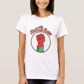 Het Italiaanse Roos T-shirt (Voorkant)