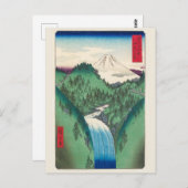 Het Izo-gebergte | Hiroshige | Briefkaart (Voorkant / Achterkant)