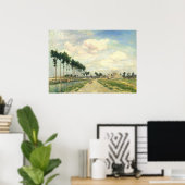 Het Jaagpad - Johan Jongkind Fijne Kunst Poster (Thuiskantoor)