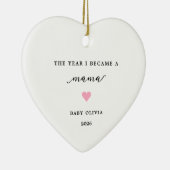 Het Jaar Dat Ik Een Mama Baby Meisje Ornament Werd (Rechts)