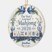 Het Jaar Dat Ik Mahjong Leerde Ornament Cadeau (Links)