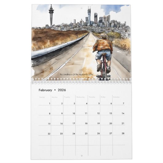 Het jaar dat was - Nieuw-Zeeland Cartoon Kalender (Feb 2026)