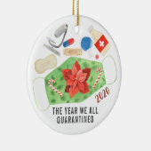 Het jaar dat we allemaal hebben gekruist 2020-kers keramisch ornament (Rechts)