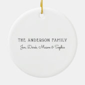 Het jaar dat we allemaal hebben gevaccineerd | Her Keramisch Ornament (Achterkant)