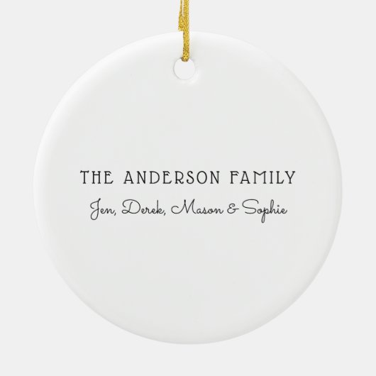 Het jaar dat we allemaal hebben gevaccineerd | Her Keramisch Ornament (Achterkant)