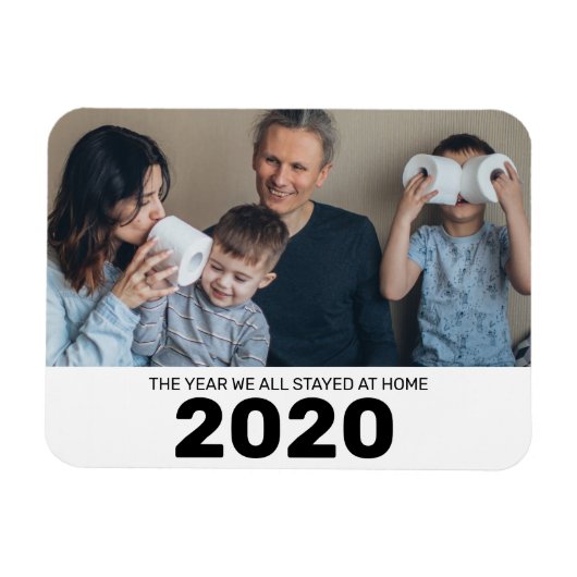Het jaar dat we allemaal thuis bleven | Foto Magneet (Horizontaal)
