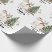 Het Jaar Dat We Kippen Toevoegden Aangepaste Kippe Cadeaupapier (Hoek)