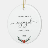 Het jaar dat we ons verloofden met minimalistische keramisch ornament (Links)